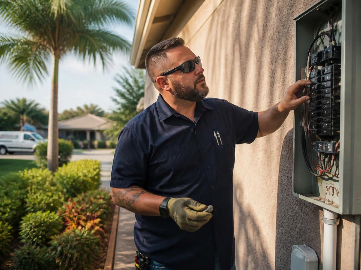 Brandon Florida community street and residential electrical environment